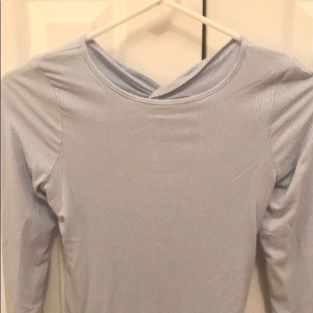 Hollister Blue Long-Sleeved Tee